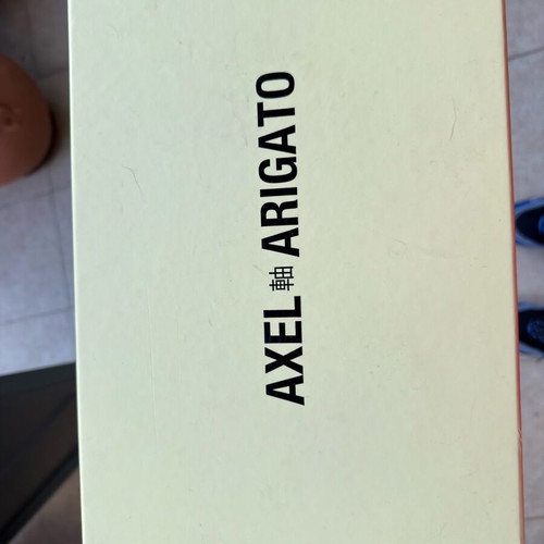 Axel Arigato athletic shoes used, blue/black, size 42