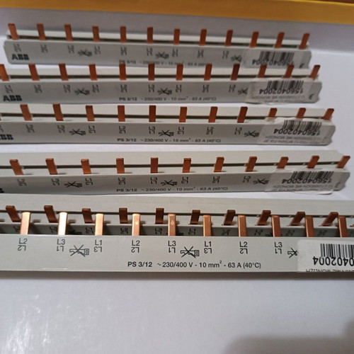 Μπάρα γεφύρωσης ABB 3P 12 στοιχείων με μόνωση καινούργια