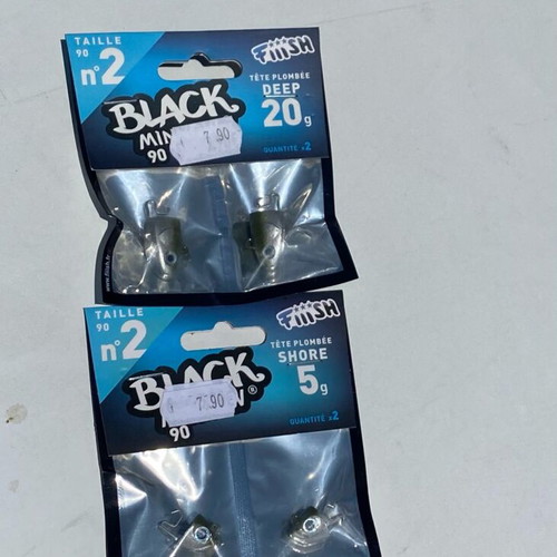 Fiiish Black Minnow authentic heads new
