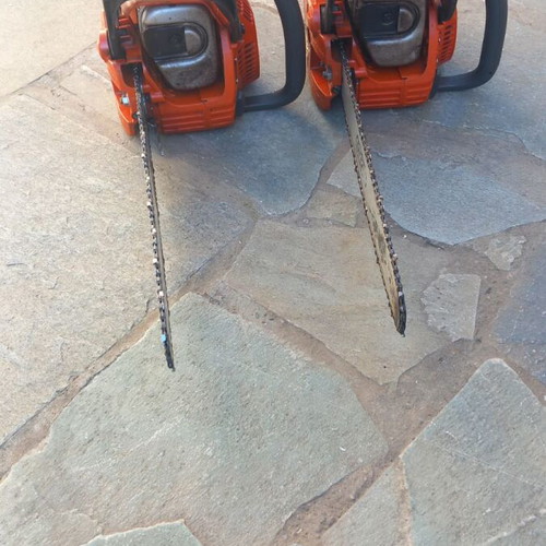 Hosbarna chainsaws like new, set of two