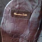 Massimo Dutti men's black jacket with subtle stripe