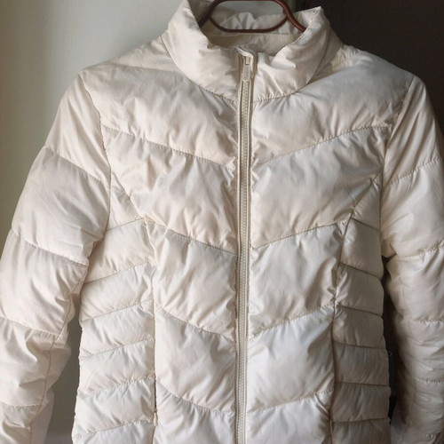 Pepe Jeans white jacket size S like new without hood