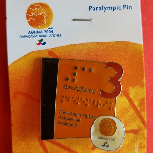 Olympic pins Athens 2004 new, set of 4 pieces