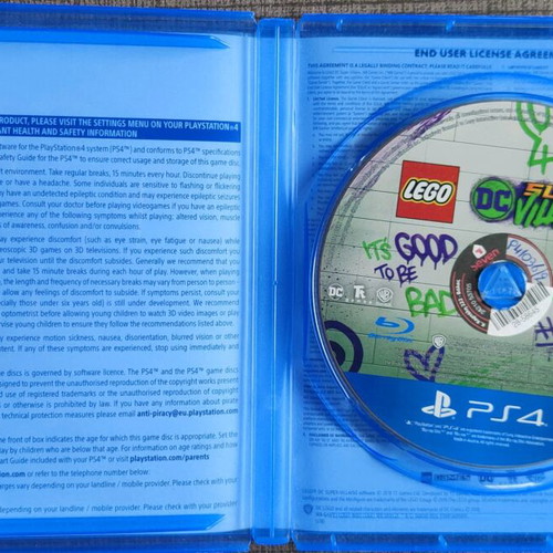 Super Villains Lego game for PlayStation 4 like new