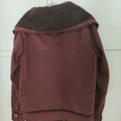 Element jacket brown with sheep lining like new, size M