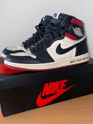 Jordan 1 Red "Not For Resale" μεταχειρισμένα sneakers μέγεθος 44