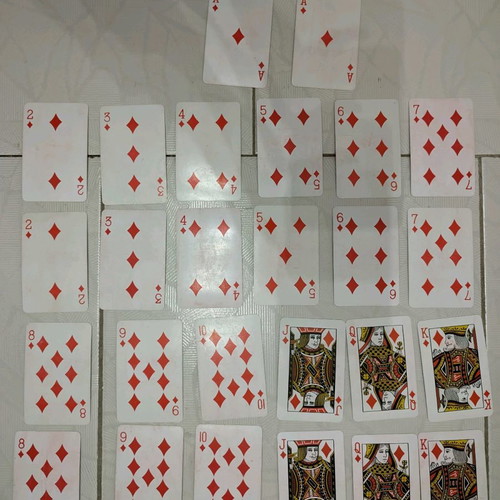 J&B playing cards used, collectible, worn condition
