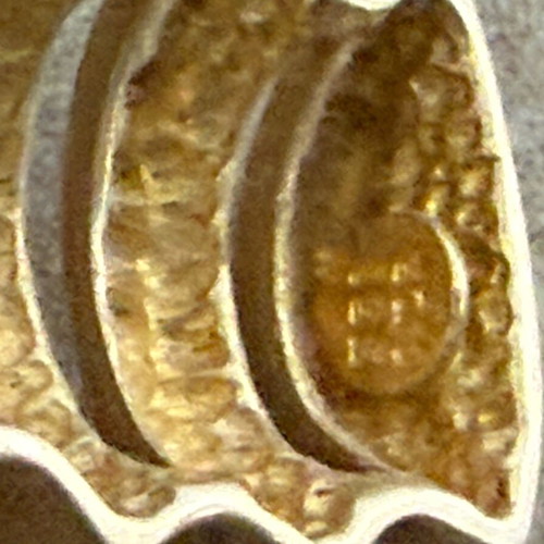 Gold jewelry used 18K and 14K earring and pendant