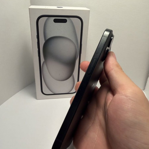 Apple iPhone 15 128GB Black with 100% Battery Health