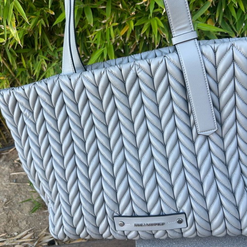 Shopper bag Karl Lagerfeld like new, grey shoulder bag