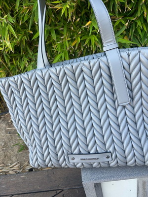 Shopper bag Karl Lagerfeld like new, grey shoulder bag