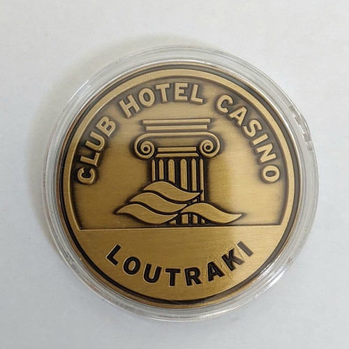 Club Hotel Casino Loutraki 30 Years Commemorative Metal Coin