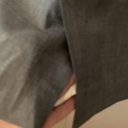 Italian grey pencil skirt, 100% pure new wool