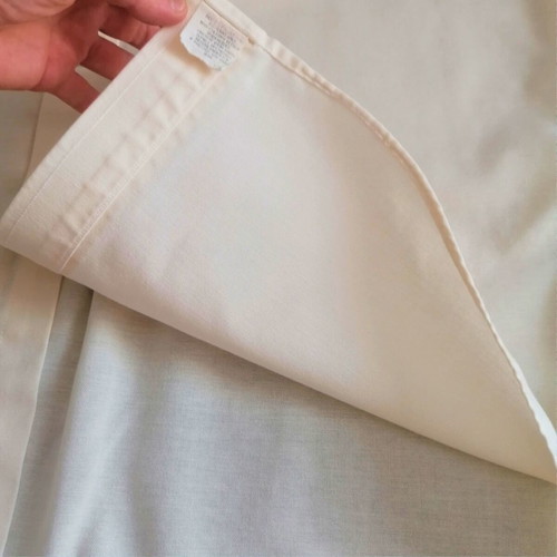 Arrow Usa 1851 men's dress shirt like new, size large, beige and white