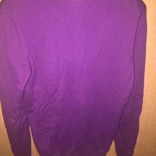 Tommy Hilfiger purple knit sweater like new, size S