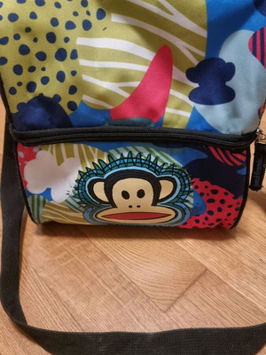 Paul Frank insulated lunch bag used, colorful