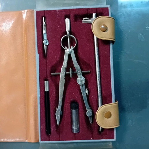 West Germany compass set used, 1970s