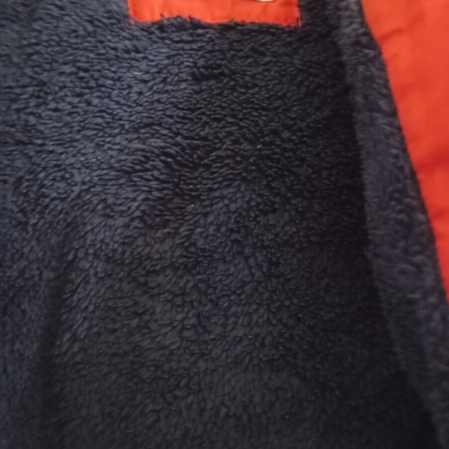 Jacket used with inner fur lining, defective zipper, for 1-year-old child