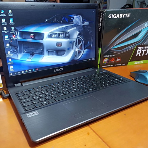 Turbo-X W955 Laptop like new, Intel Celeron, 4GB RAM, 120GB SSD, 15.6 inch