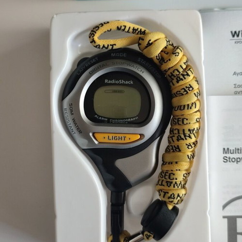 RadioShack Vintage Digital Stopwatch LCD new, unused