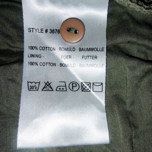 Bon'A Parte midi skirt olive green like new, 100% cotton