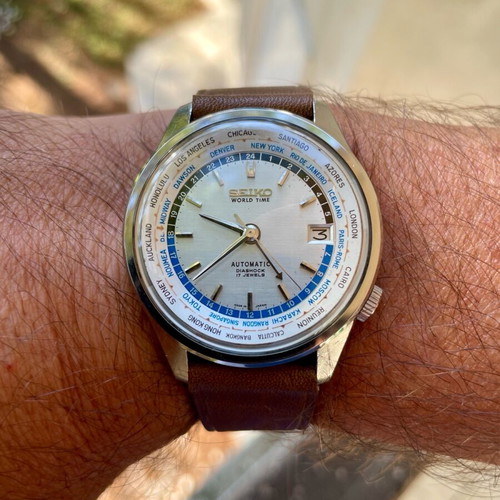 Seiko World Time Vintage 1968 like new Asian Games model