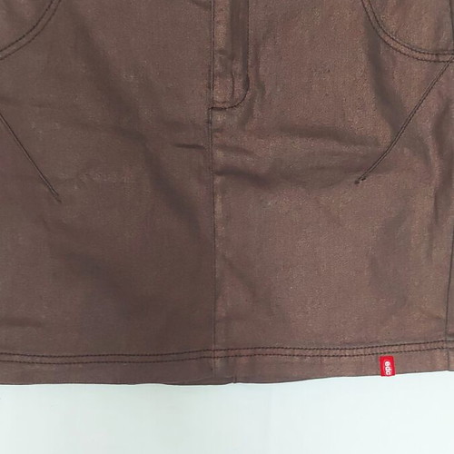 Esprit EDC Shiny Denim Skirt New L XL