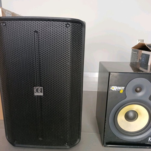 PA Speakers and Studio Monitor Audiophony Nova 12A and KRK Rokit 8 like new