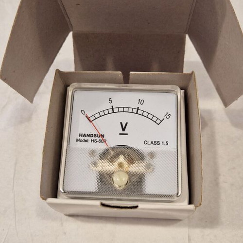 Analog Panel Voltmeters HS-60P pack of 3 new