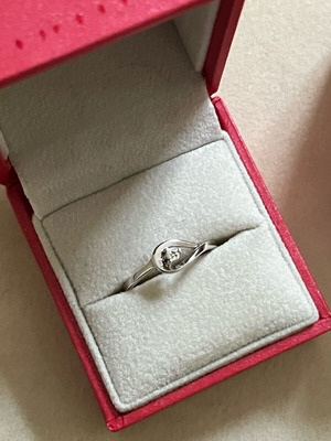 Silver 925 ring new, silver with hallmark