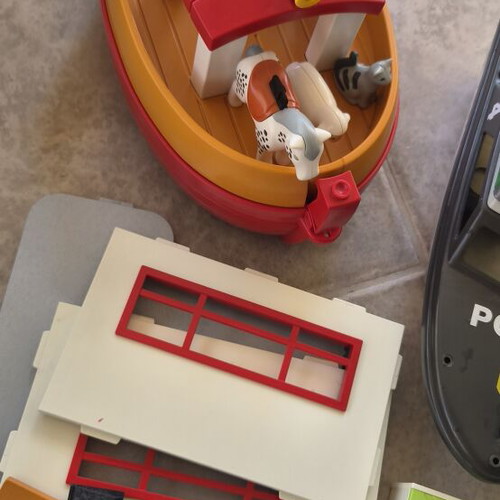 Playmobil assorted toys with vehicles