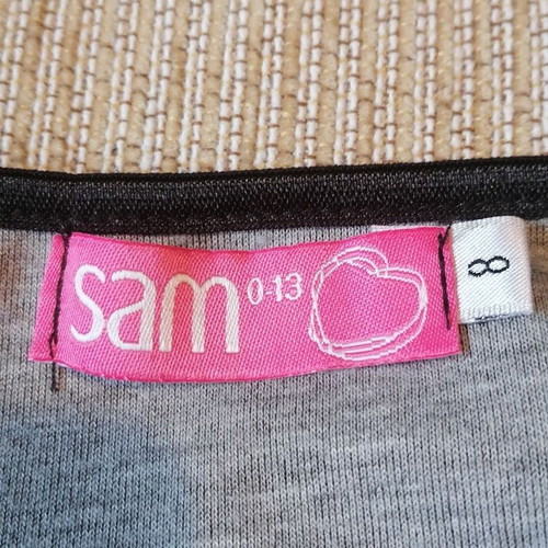 Sam 0 13 dress silver color for 8 years like new