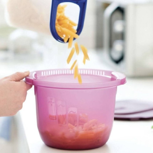 Tupperware round pasta micro 3 liters new