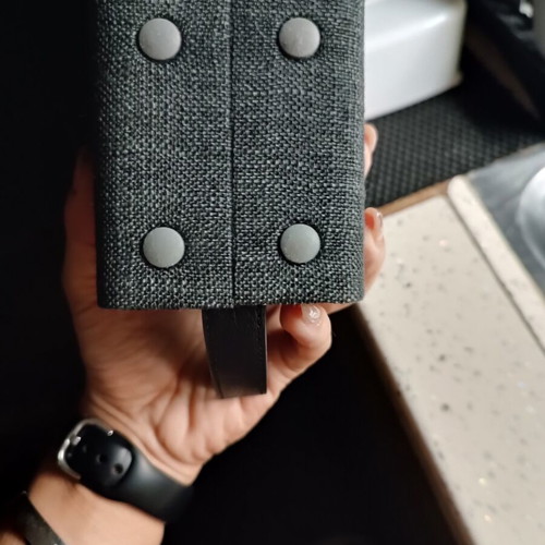 Hager portable wireless Bluetooth speaker with fabric cover