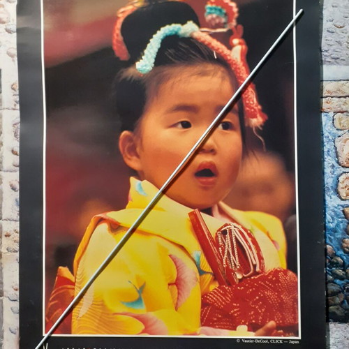 Unicef vintage calendar used with minor damages