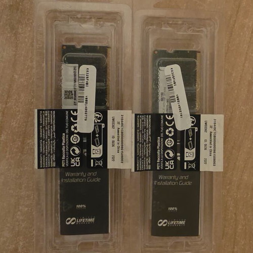 Kingston Fury 2 x 4 GB DDR4 3200Mhz RAM like new