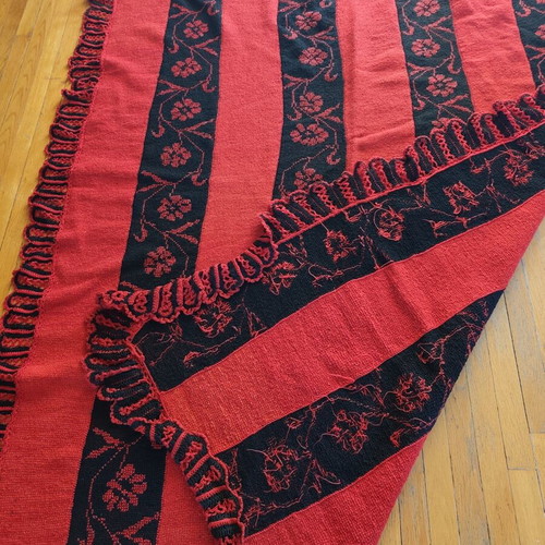 Handmade wool blanket like new 180x240 cm