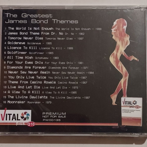 James Bond The Greatest Themes CD