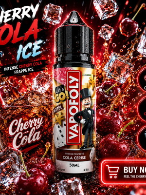 Vapofoly Cherry Cola Ice e-liquid 50ml new