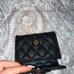 Chanel Caviar Leather Cardholder new, black