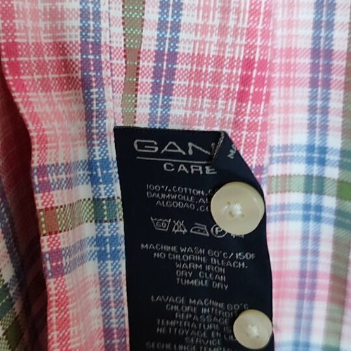 Gant Ohio Oxford men's shirt multicolor size L like new urban fit