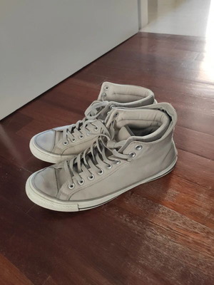 Converse All Star gray boots like new, size 44