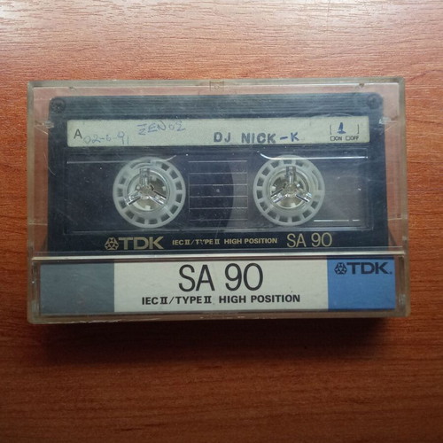 TDK SA 90 audio tape used, collectible 1980s cassette