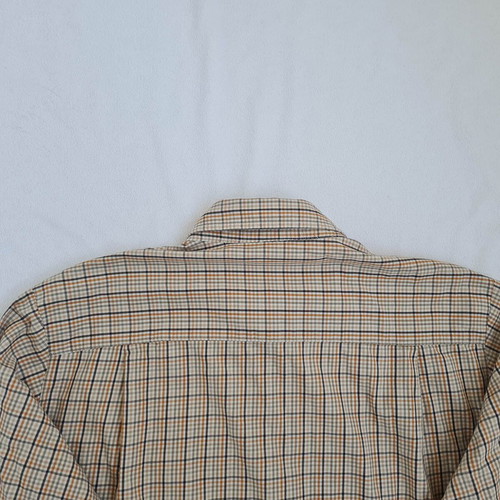 Seeland men's hunting shirt size L, checked, long sleeve, cotton, like new