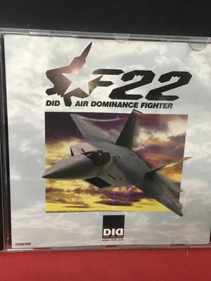 F-22 Air Dominance Fighter PC game used in good condition