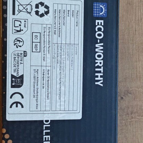 30A Solar Charge Controller 12/24V PWM with Bluetooth and 2 USB Ports