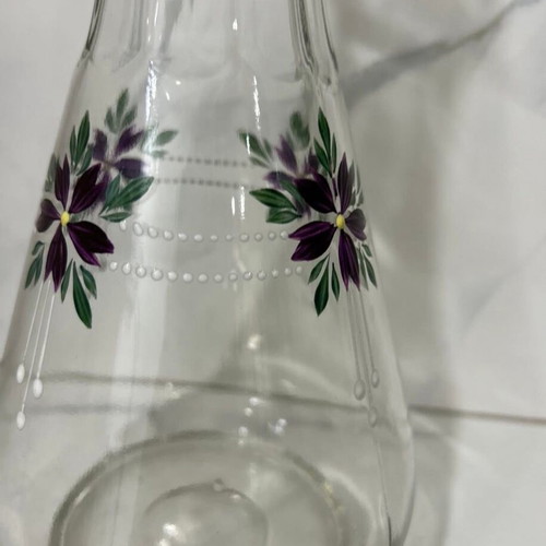 Vintage hand-painted vase like new from the 1960s