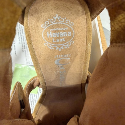 Jeffrey Campbell suede platform sandals new, brown, size 39
