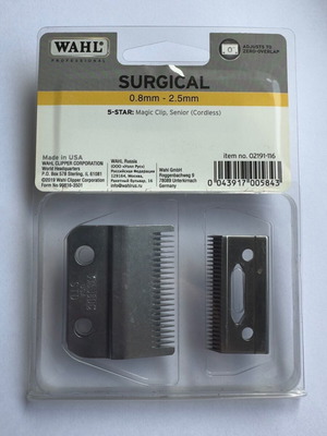 Wahl 5-Star Surgical Blade 0.8–2.5mm new for Magic Clip Senior