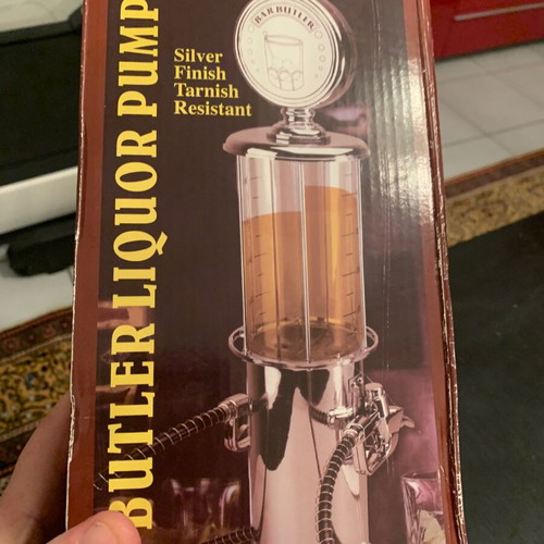 Drink dispenser with pump unused